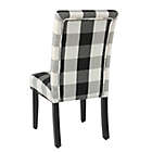 Alternate image 8 for HomePop&trade; Modern Parsons Plaid Dining Chairs (Set of 2)