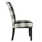 Alternate image 7 for HomePop&trade; Modern Parsons Plaid Dining Chairs (Set of 2)
