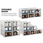 Alternate image 9 for Simply Essential&trade; Swing-Front Shoe Storage Boxes (Set of 6)