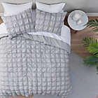 Alternate image 3 for Clean Spaces Denver 7-Piece Seersucker Queen Complete Comforter and Sheet Set in Gray