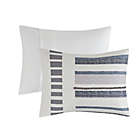 Alternate image 3 for INK+IVY Serena 3-Piece Cotton Printed Full/Queen Comforter Set in Navy