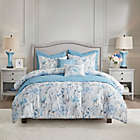 Alternate image 0 for Madison Park&reg; Pema 8-Piece Printed Full/Queen Comforter and Coverlet Set Collection in Blue