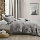 Alternate image 2 for Madison Park&reg; Amara Faux Fur 3-Piece Full/Queen Comforter Set in Grey