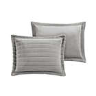Alternate image 3 for Madison Park&reg; Amara Faux Fur 3-Piece Full/Queen Comforter Set in Grey