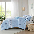 Alternate image 2 for Madison Park&reg; Sadie 5-Piece Cotton Full/Queen Comforter Set in Blue