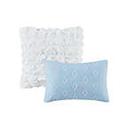 Alternate image 4 for Madison Park&reg; Sadie 5-Piece Cotton Full/Queen Comforter Set in Blue