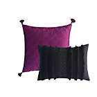 Alternate image 5 for Madison Park&reg; Tasha 5-Piece King/California King Comforter Set in Black