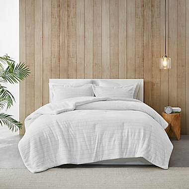 True North by Sleep Philosophy Laurie 3-Piece King/California King Comforter Set in Ivory. View a larger version of this product image.