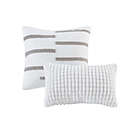 Alternate image 5 for Urban Habitat Hayden 5-Piece Full/Queen Comforter Set in White