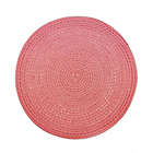 Alternate image 0 for Simply Essential&trade; Round Braided Placemat in Coral