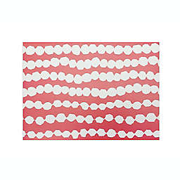 Simply Essential™ Beaded Stripe 13-Inch x 18-Inch Place Mat in Coral