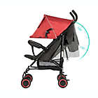 Alternate image 2 for Evezo Travis Lightweight Umbrella Stroller in Red