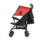Alternate image 3 for Evezo Travis Lightweight Umbrella Stroller in Red