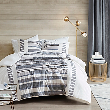 INK+IVY Serena Cotton Printed Duvet Cover Set. View a larger version of this product image.