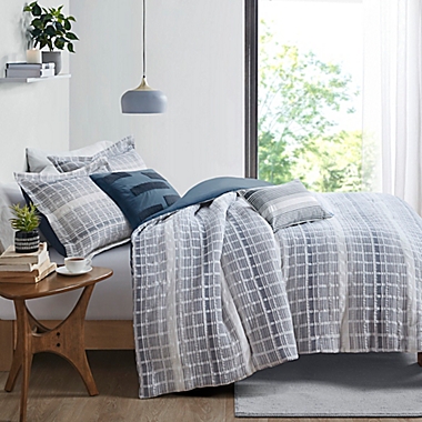 Urban Habitat West Cotton Jacquard Waffle Weave Duvet Cover Set. View a larger version of this product image.