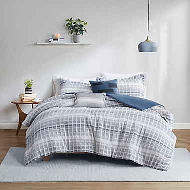 Urban Habitat West Cotton Jacquard Waffle Weave Duvet Cover Set. View a larger version of this product image.