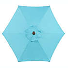 Alternate image 2 for Simply Essential&trade; 7.5-Foot Market Umbrella in Turquoise