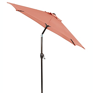 Simply Essential&trade; 7.5-Foot Market Umbrella in Coral. View a larger version of this product image.