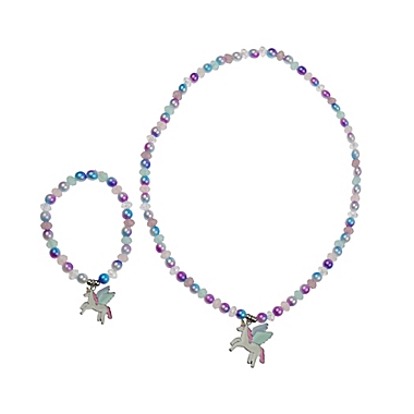 Capelli&reg; 4-Piece Unicorn Costume Jewelry and Headband Set. View a larger version of this product image.
