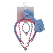 Capelli&reg; 4-Piece Hearts Costume Jewelry and Headband Set