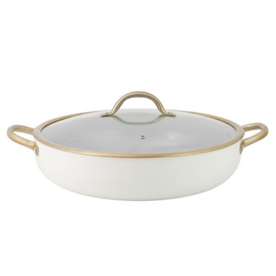 Our Table&trade; Limited Edition Nonstick 14-Inch Aluminum Everyday Pan in Ivory