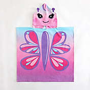 Idea Nuova Butterfly Hooded Poncho Towel