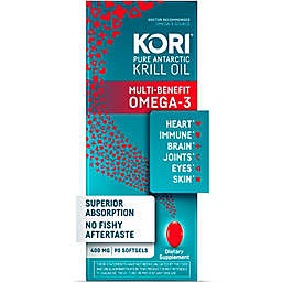 Kori® 90-Count Pure Antarctic Krill Oil 400 mg Softgels