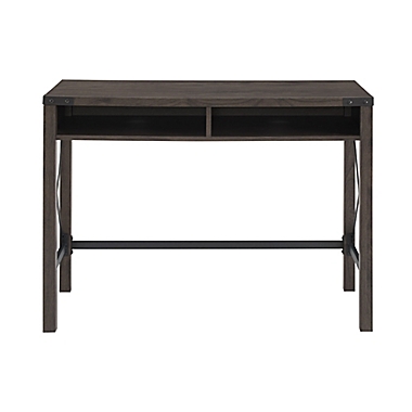 Forest Gate&trade; Wheatland Modern Farmhouse 42-Inch Desk with Two Cubbies in Sable. View a larger version of this product image.