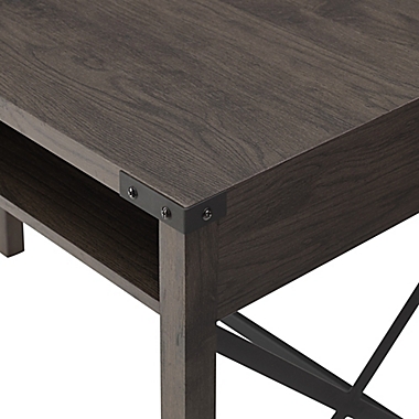 Forest Gate&trade; Wheatland Modern Farmhouse 42-Inch Desk with Two Cubbies in Sable. View a larger version of this product image.