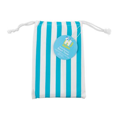 H for Happy&trade; Sand Free Beach Towel in Blue. View a larger version of this product image.