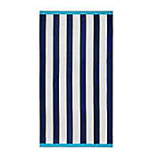 H for Happy&trade; Sand Free Beach Towel in Navy