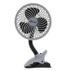 Alternate image 0 for Dreambaby Deluxe EZY-Fit Clip-On Fan Grey/Black