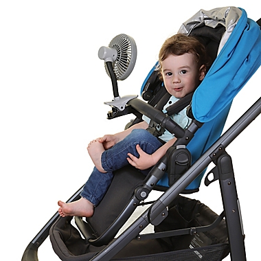 Dreambaby Deluxe EZY-Fit Clip-On Fan Grey/Black. View a larger version of this product image.