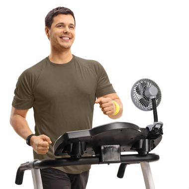 Dreambaby Deluxe EZY-Fit Clip-On Fan Grey/Black. View a larger version of this product image.