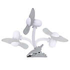 Alternate image 1 for Dreambaby&reg; EZY-Fit Clip-On Fan in Grey/White