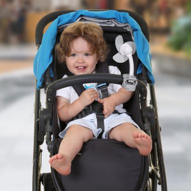 Dreambaby&reg; EZY-Fit Clip-On Fan in Grey/White. View a larger version of this product image.