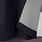 Alternate image 2 for Simply Essential&trade; Calvert 63-Inch Grommet Blackout Curtain Panels in Black (Set of 2)