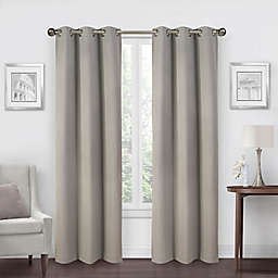 Simply Essential™ Calvert 84-Inch Grommet Blackout Curtain Panels in Alloy (Set of 2)