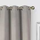 Alternate image 1 for Simply Essential&trade; Calvert 108-Inch Grommet Blackout Curtain Panels in Alloy (Set of 2)