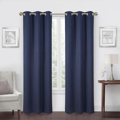 Simply Essential&trade; Calvert 63-Inch Blackout Curtain Panels in Mood Indigo (Set of 2)