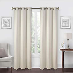 Simply Essential™ Calvert 108-Inch Grommet Blackout Curtain Panels in Taupe (Set of 2)