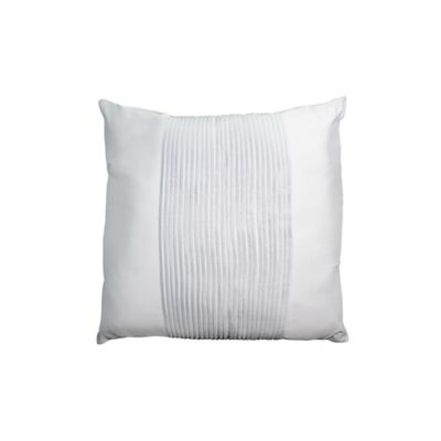 Canadian Living Beryl Square Throw Pillow in Silver
