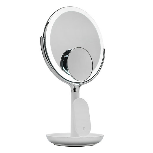Spastudio 8 Inch Round Vanity Mirror, Sharper Image Magnifying Floor Lamp