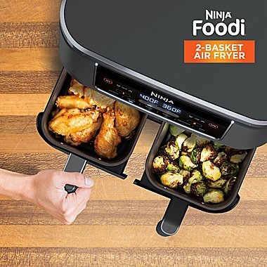 Ninja&reg; Air Fryer Foodi&reg; 8qt. 6-in-1, 2-Basket with DualZone&trade; Technology. View a larger version of this product image.