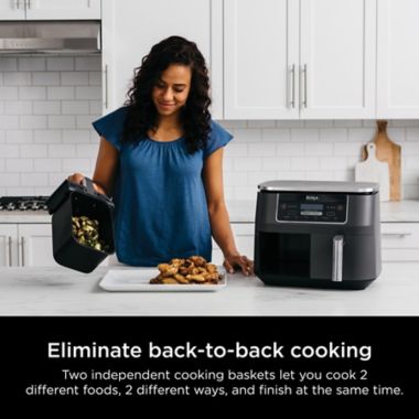 Ninja&reg; Air Fryer Foodi&reg; 8qt. 6-in-1, 2-Basket with DualZone&trade; Technology. View a larger version of this product image.