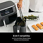 Alternate image 4 for Ninja&reg; Foodi&reg; 8qt. 6-in-1, 2-Basket Air Fryer with DualZone&trade; Technology