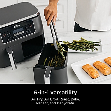 Ninja&reg; Foodi&reg; 8qt. 6-in-1, 2-Basket Air Fryer with DualZone&trade; Technology. View a larger version of this product image.