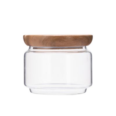Our Table&trade; Glass Canister with Acacia Lid