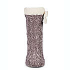 Alternate image 1 for MeMoi&reg; Cozy Ballerina Plush Lined Slipper Shortie Socks in Grey Heather