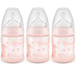 NUK® 3-Pack 5 oz. Smooth Flow Anti-Colic Bottle in Pink
